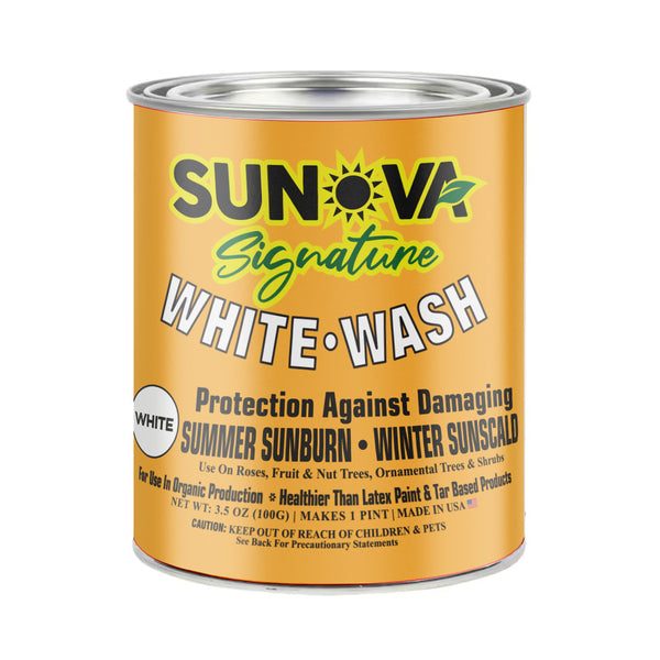 SUNOVA Signature, Organic, White Wash Tree Paint (1 Pint)